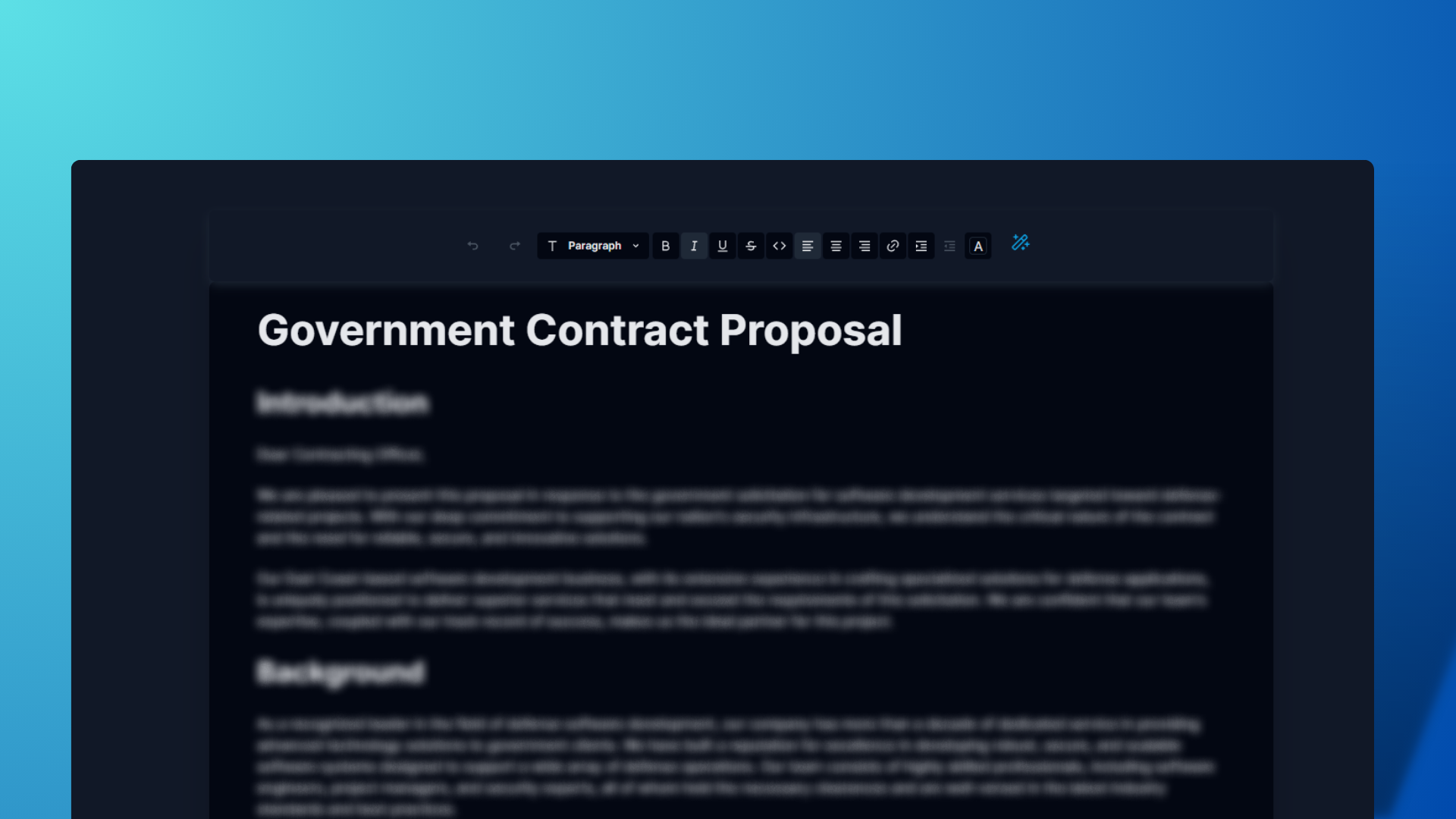Cover Image for Create Government Proposals Effortlessly with AI by Uploading Your Documents