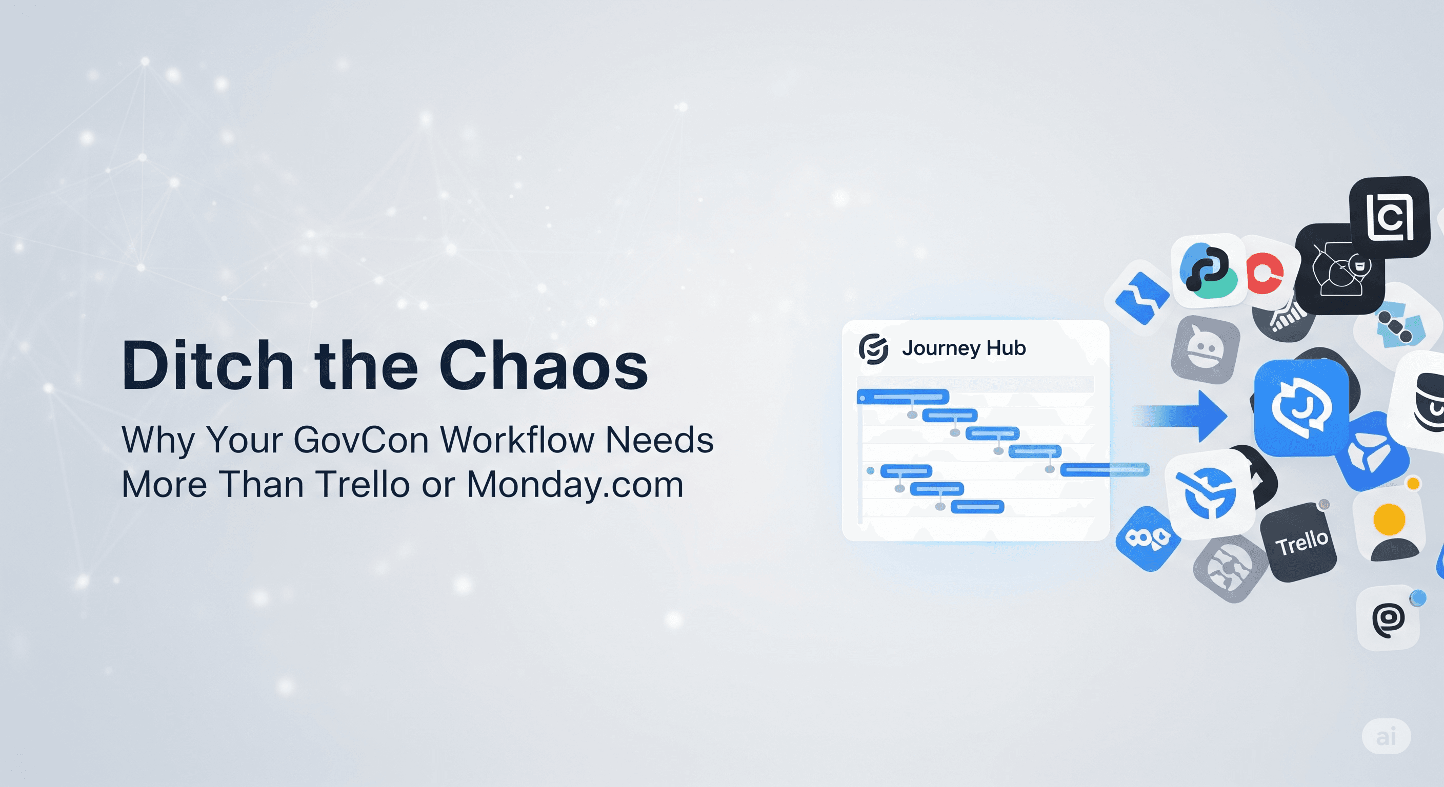 Cover Image for Why Your GovCon Workflow Needs More Than Trello or Monday.com