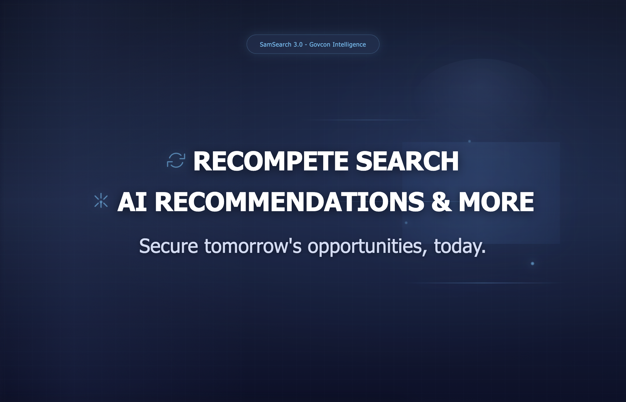 SamSearch 3.0 Platform